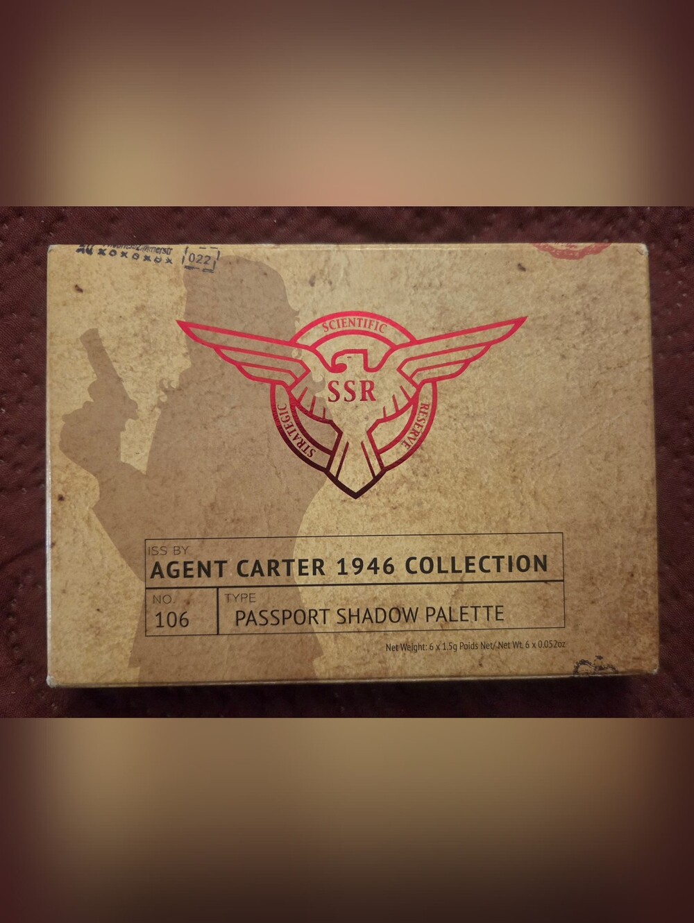 Agent Carter 1946 Shadow Palette- Besame Cosmetics